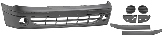 Pára-choque dianteiro para Renault Megane I LA0, LA1