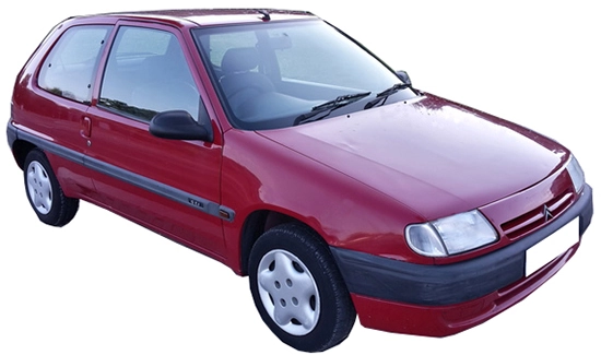 Pára-choque traseiro para Citroen Saxo  S0, S1