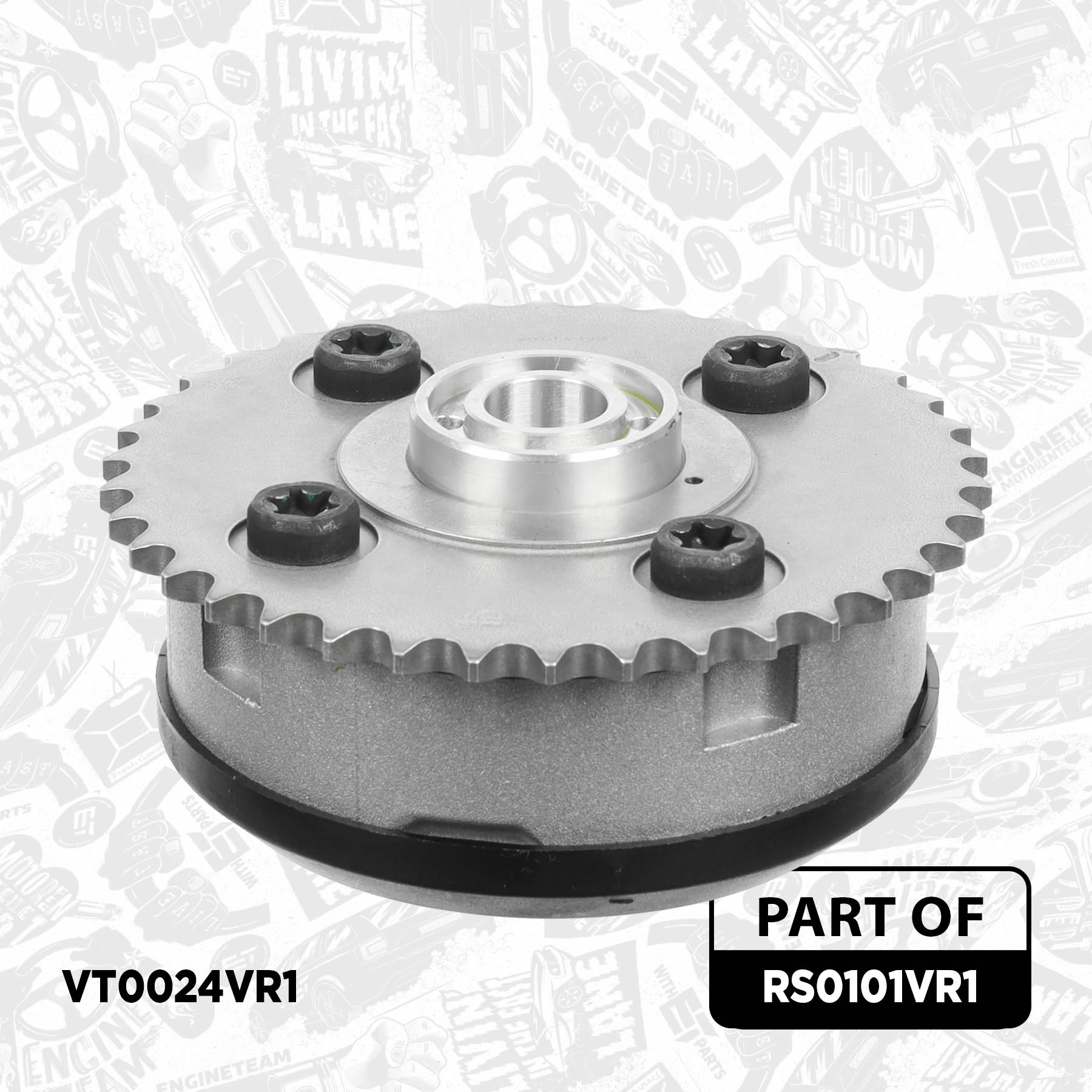 RS0101VR1 ET Engineteam Cadeia do mecanismo de distribuição de gás, kit