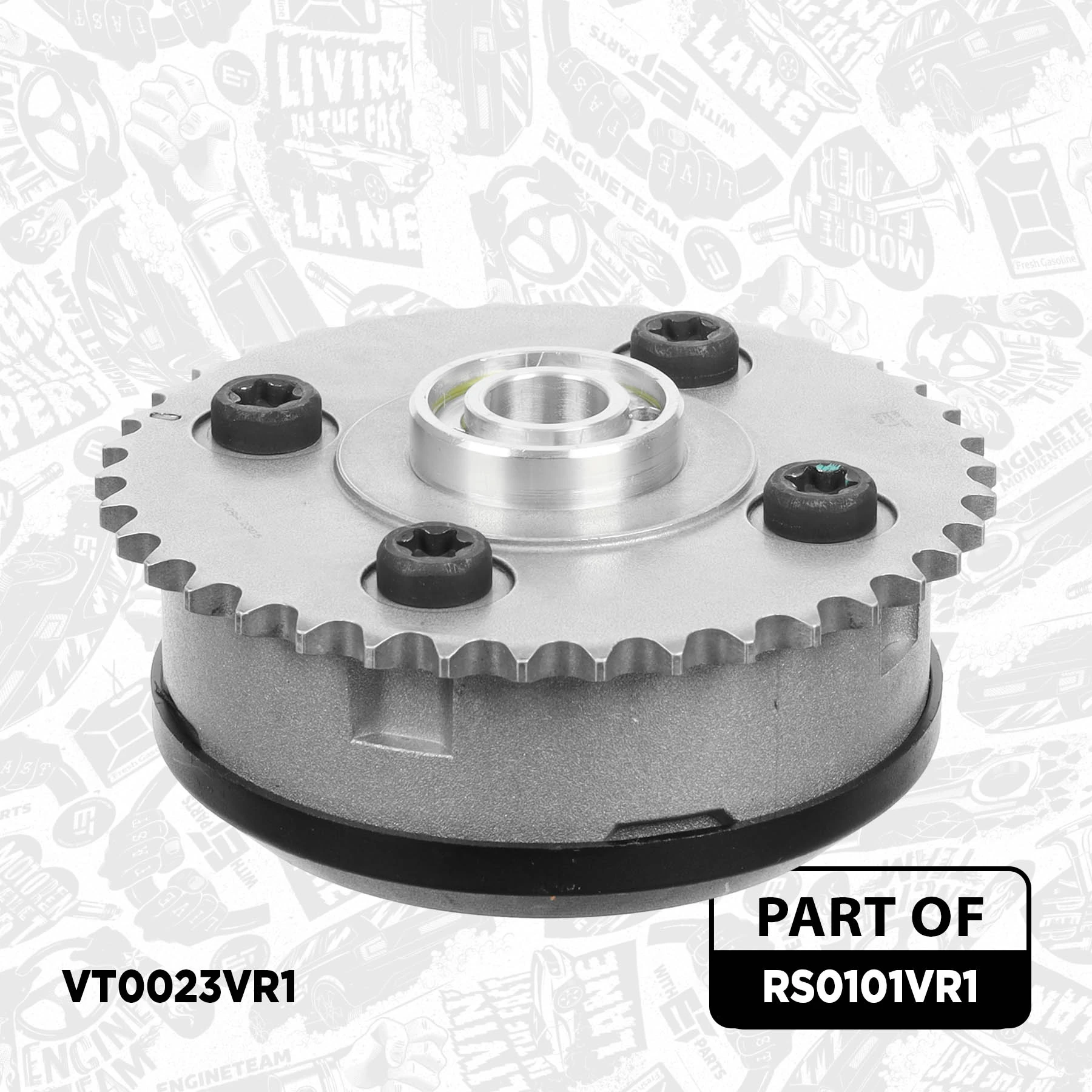 Cadeia do mecanismo de distribuição de gás, kit RS0101VR1 ET Engineteam