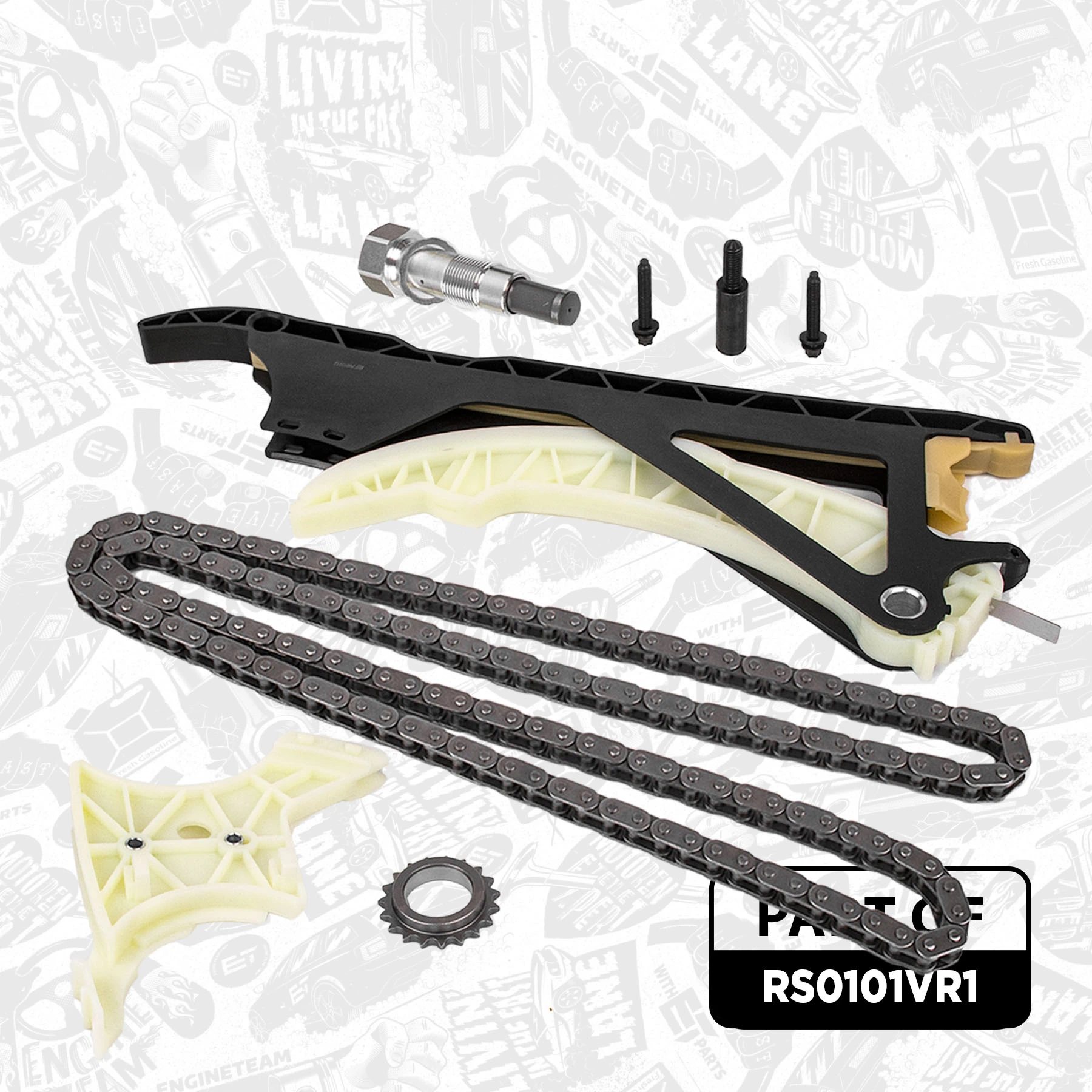 Compre RS0101VR1 ET Engineteam Cadeia do mecanismo de distribuição de gás, kit