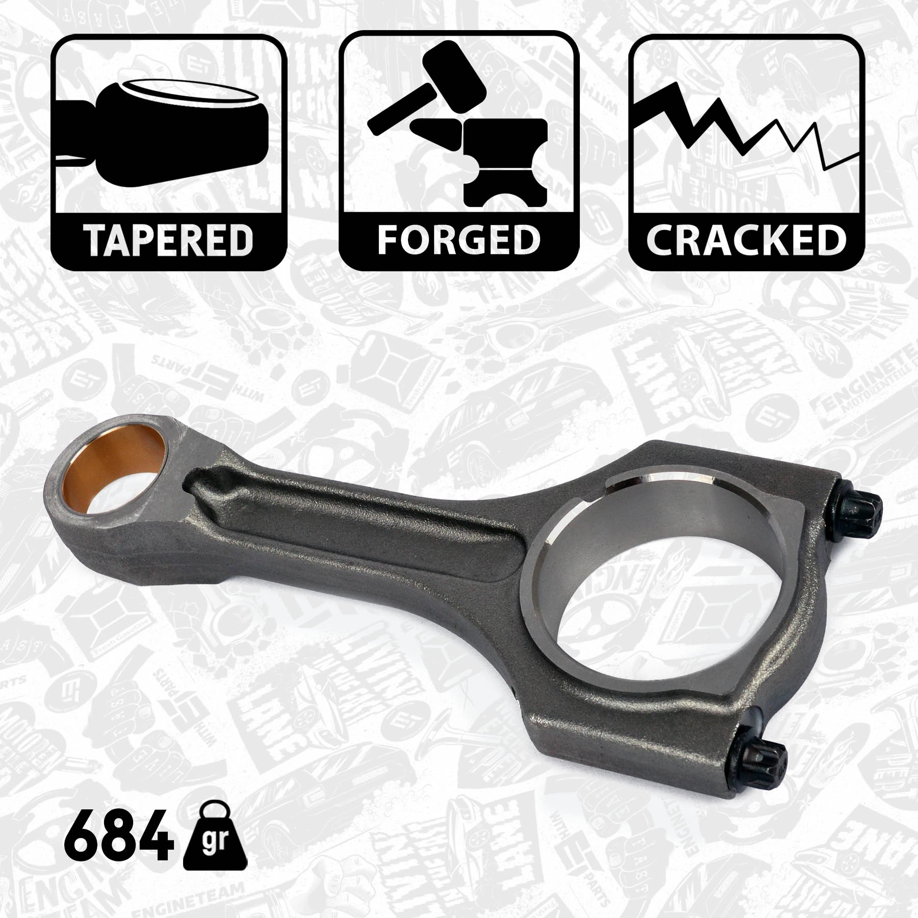 Biela de pistão de motor Engitech ENT072026 preço, a partir de 124,82 USD