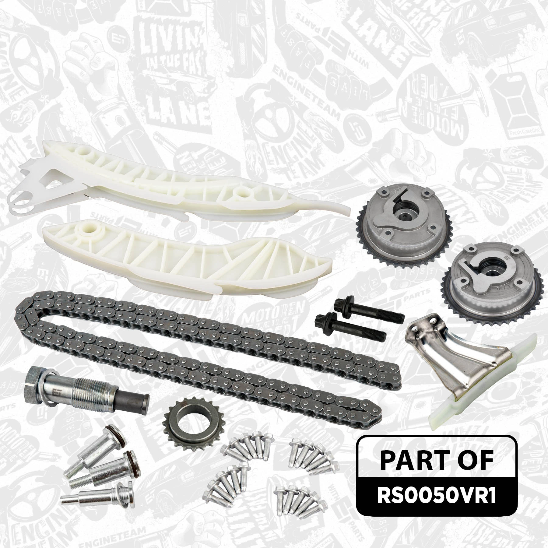 Cadeia do mecanismo de distribuição de gás, kit BMW 0514C8