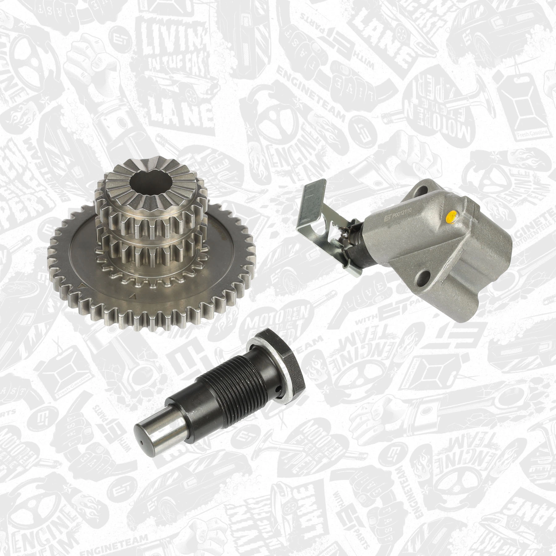 Cadeia do mecanismo de distribuição de gás, kit ET Engineteam RS0043