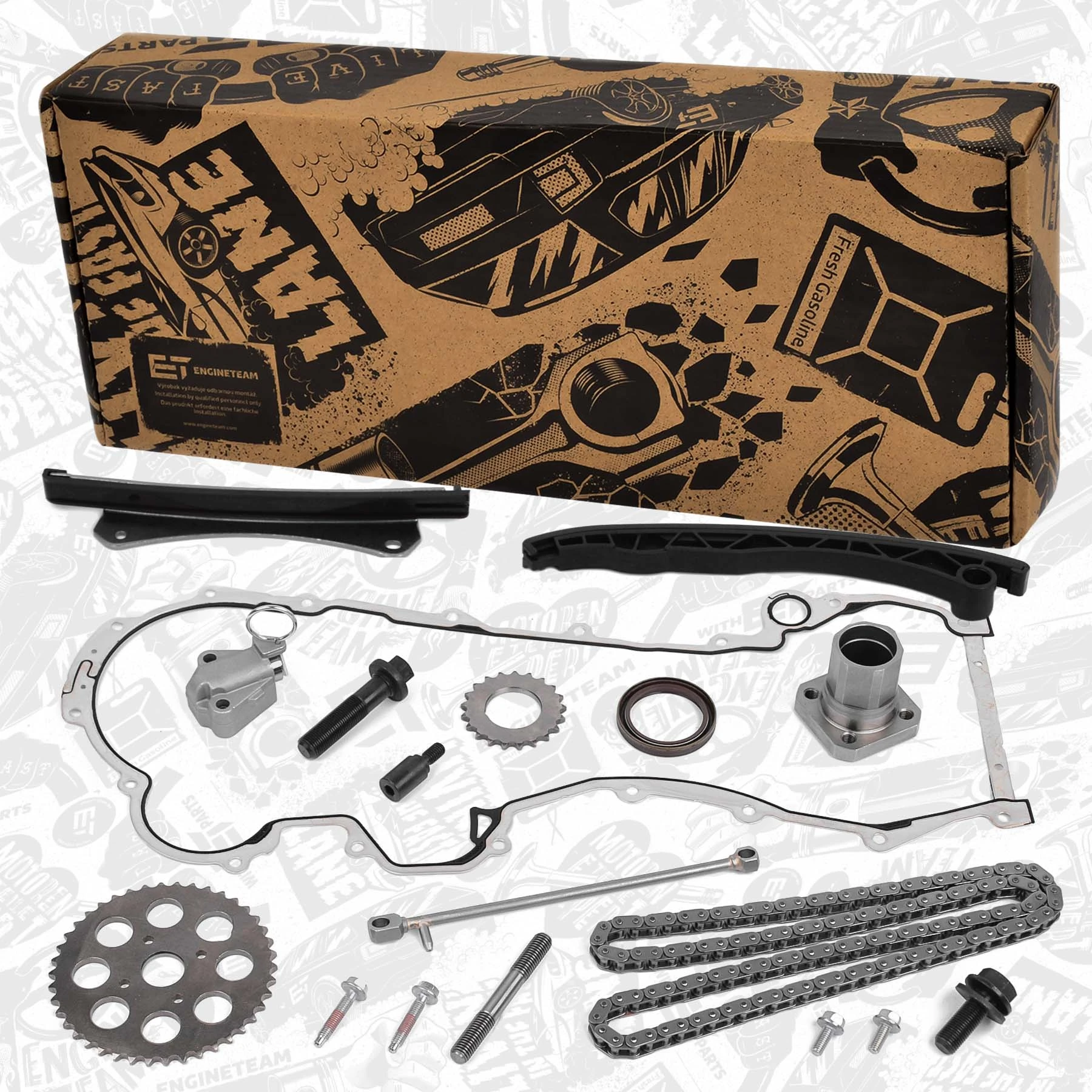 1616311880 Peugeot/Citroen Cadeia do mecanismo de distribuição de gás, kit