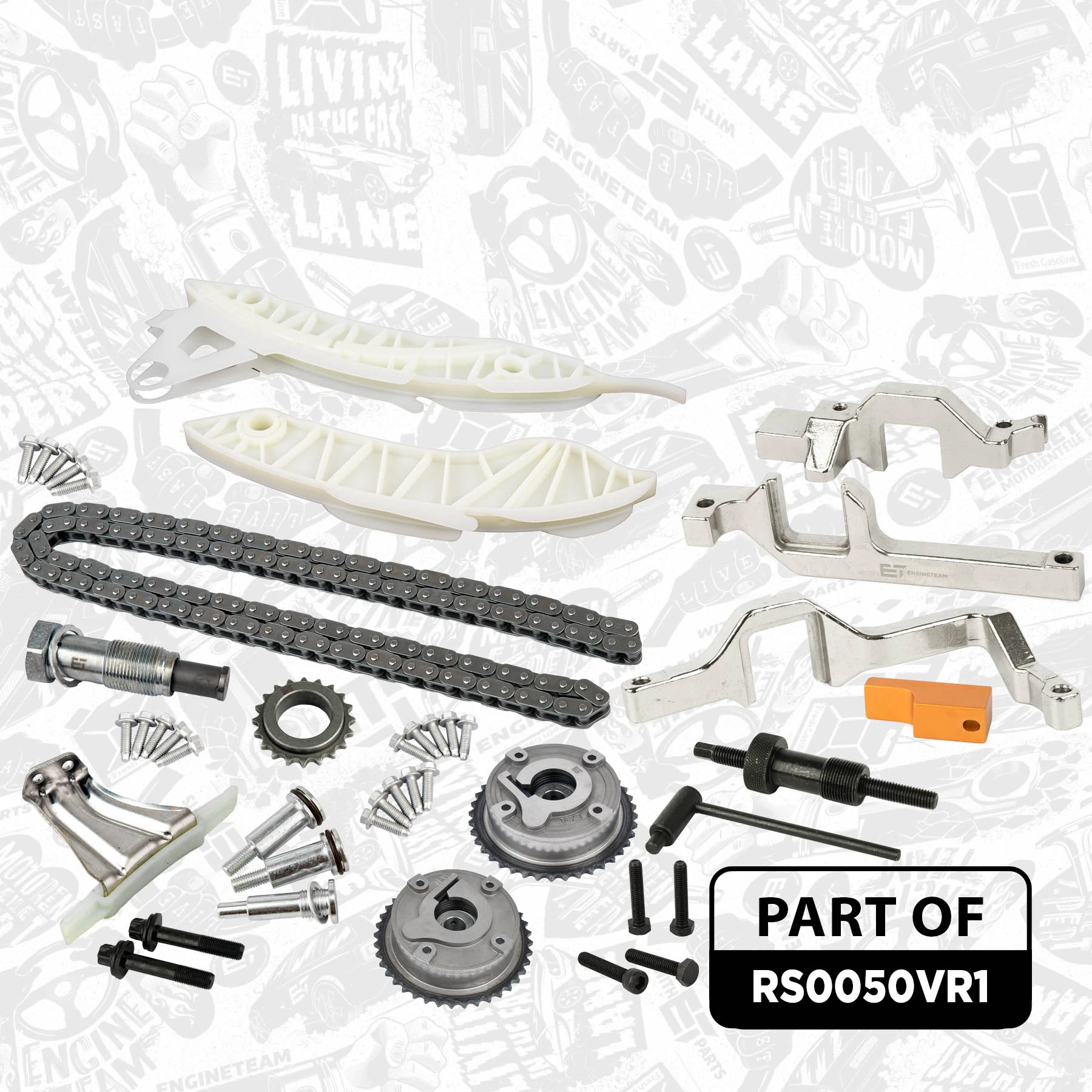 Cadeia do mecanismo de distribuição de gás, kit 0514C8 BMW