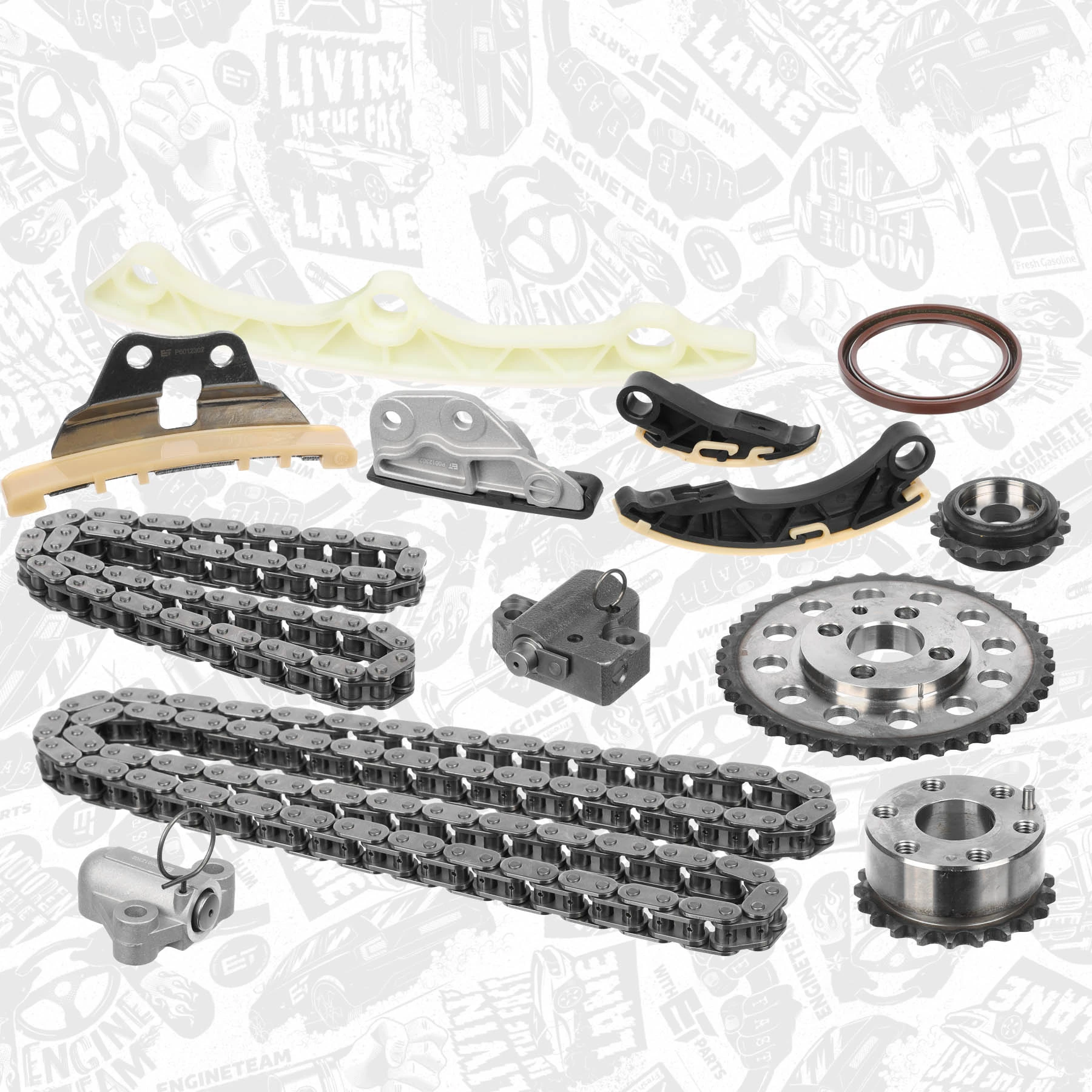 RS0065 ET Engineteam Cadeia do mecanismo de distribuição de gás, kit