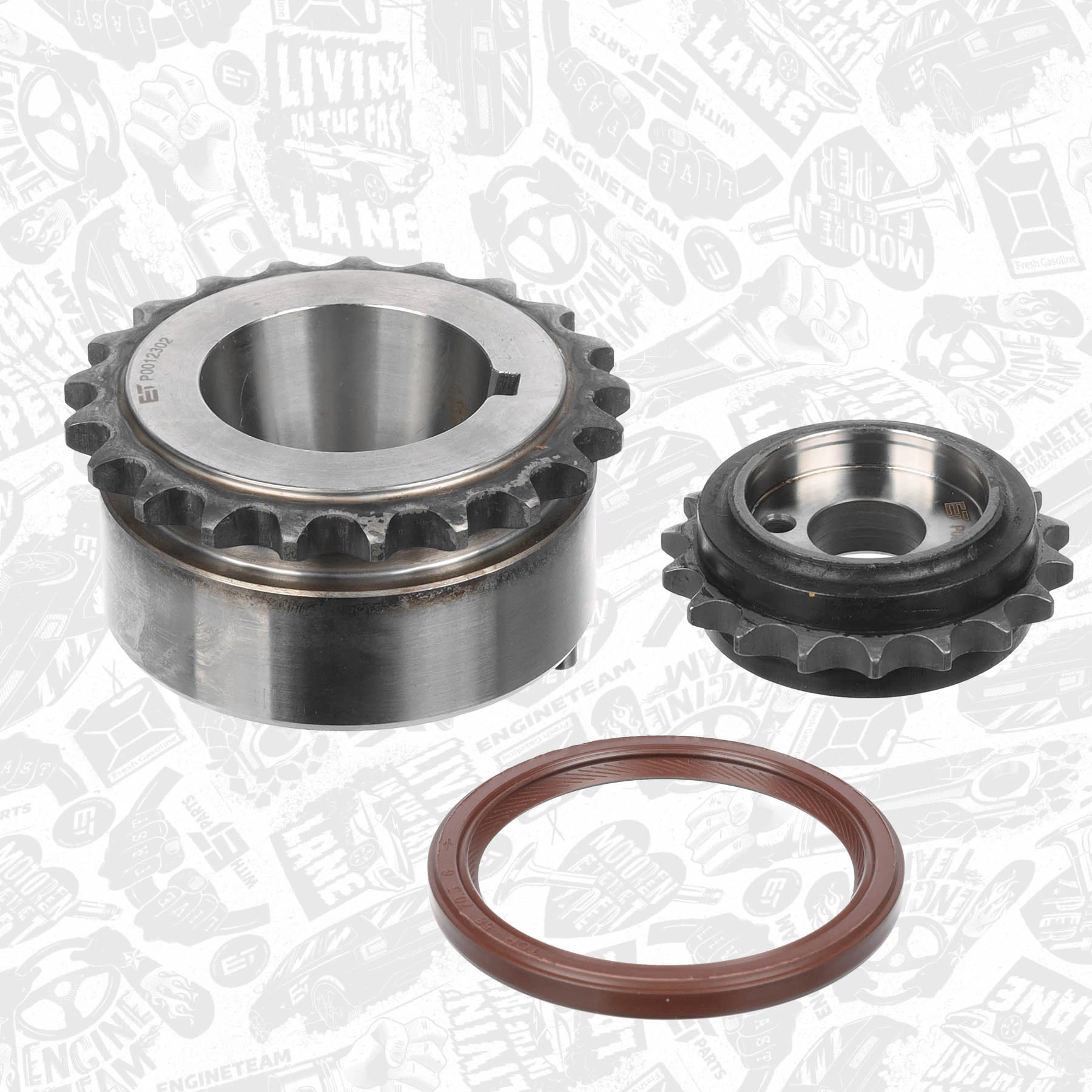 Cadeia do mecanismo de distribuição de gás, kit RS0065 ET Engineteam