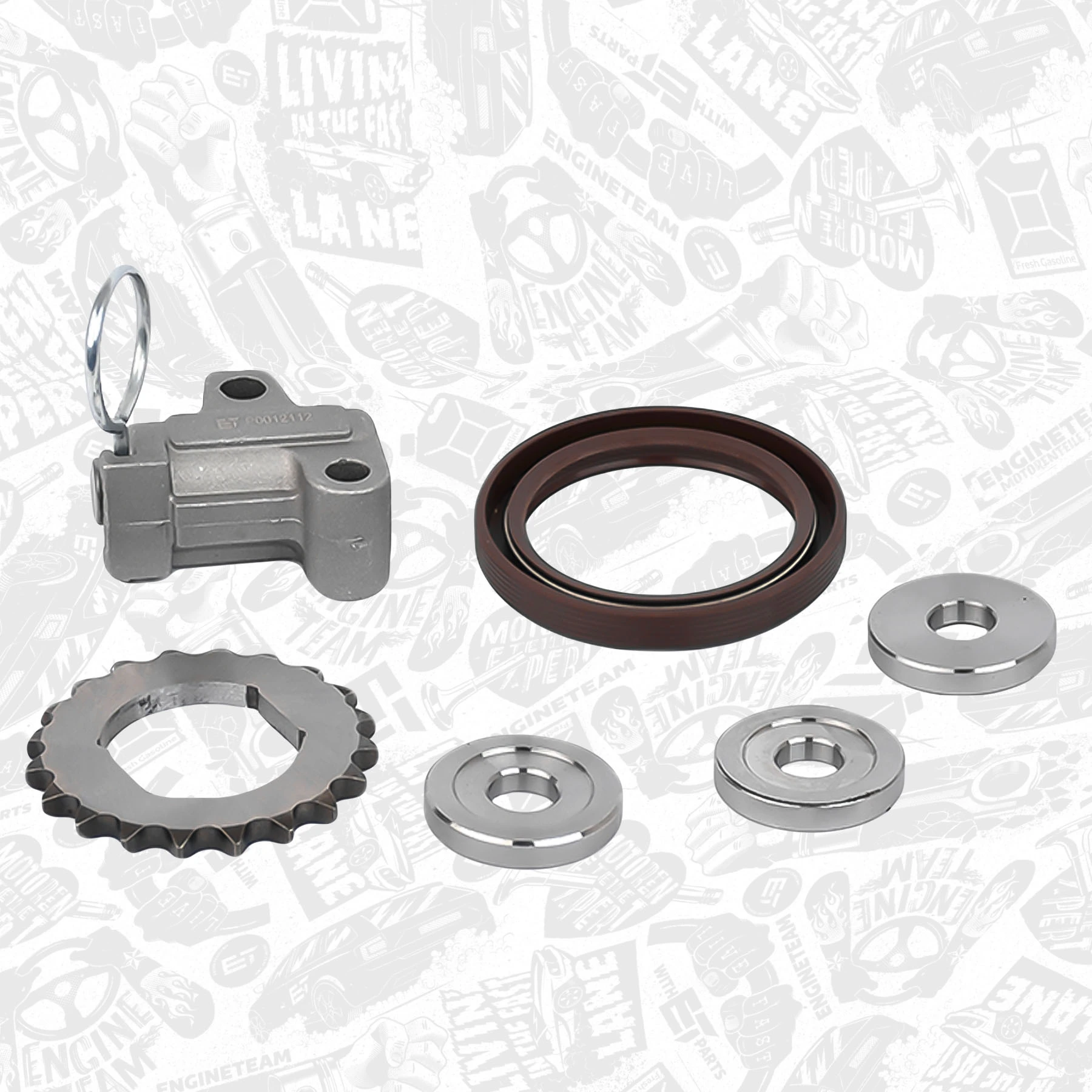 Cadeia do mecanismo de distribuição de gás, kit ET Engineteam RS0008
