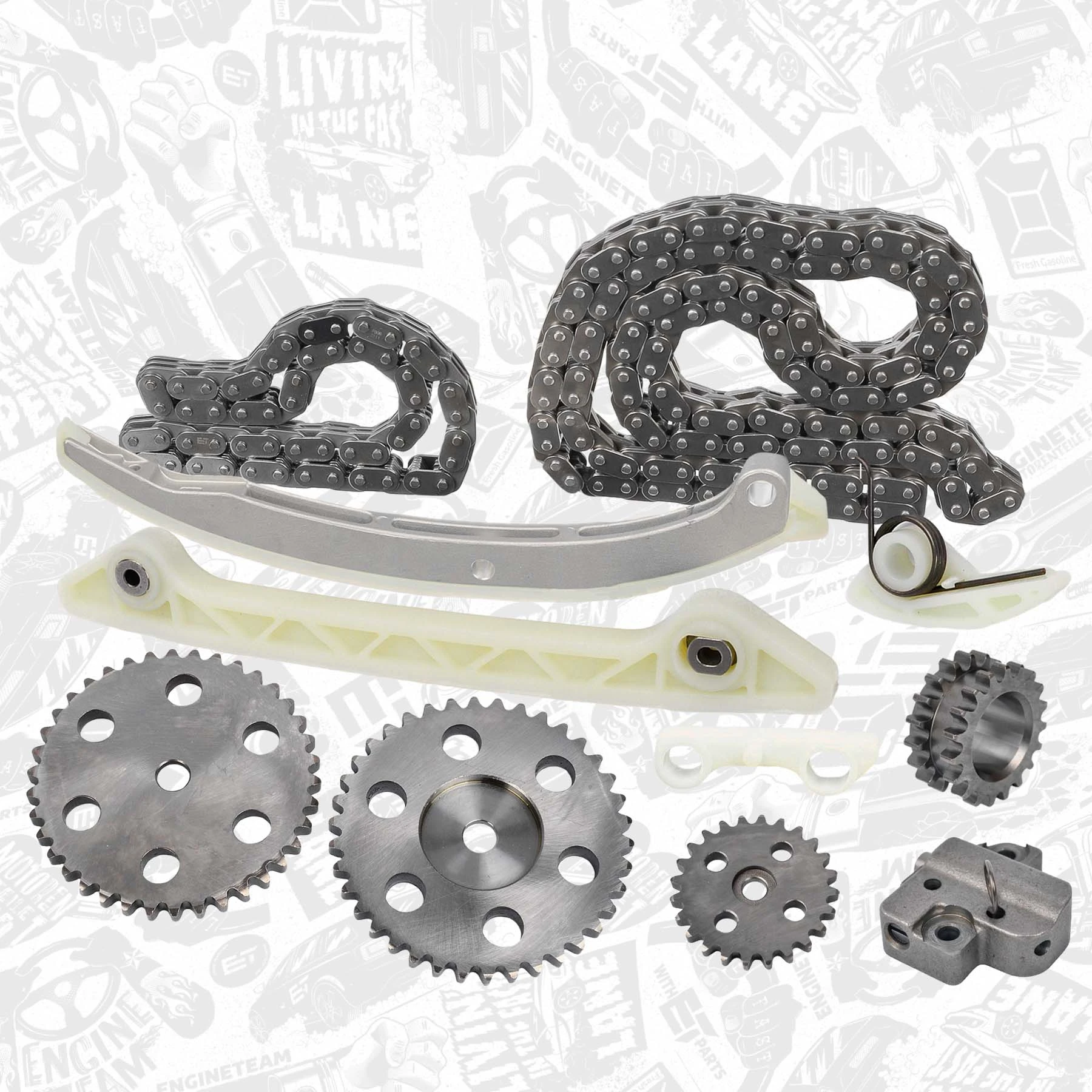 RS0046 ET Engineteam Cadeia superior do mecanismo de distribuição de gás, kit