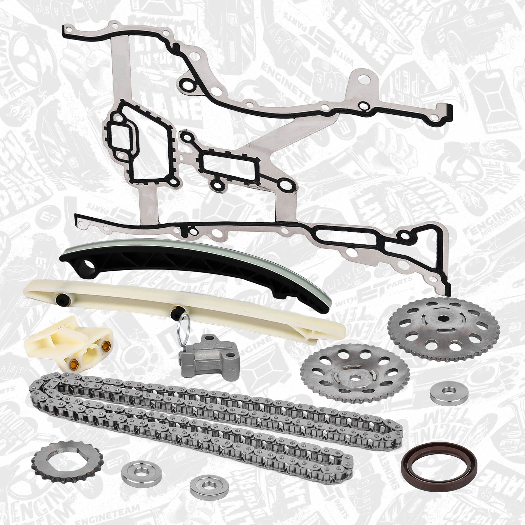 RS0008 ET Engineteam Cadeia do mecanismo de distribuição de gás, kit