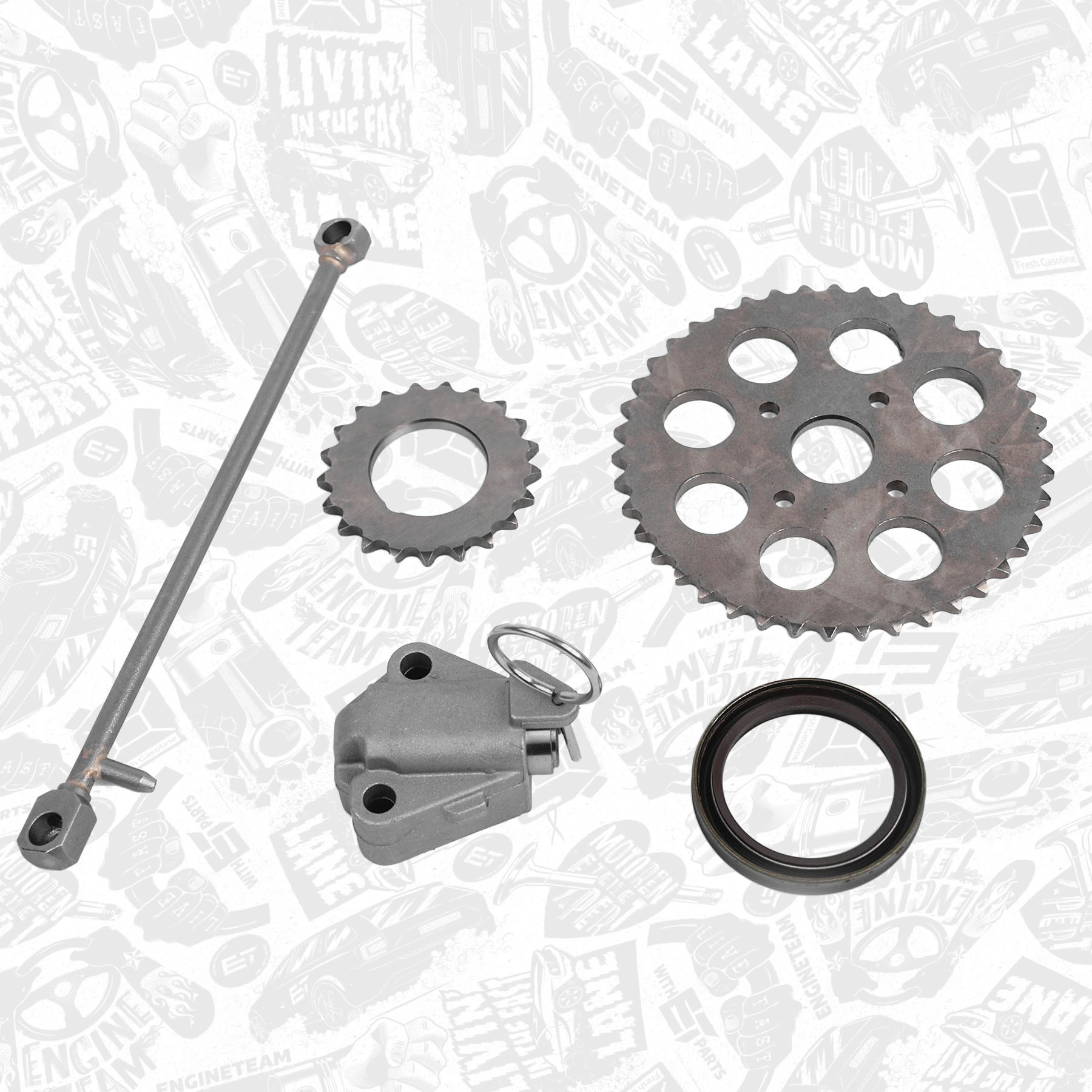 Cadeia do mecanismo de distribuição de gás, kit 1616311880 Peugeot/Citroen
