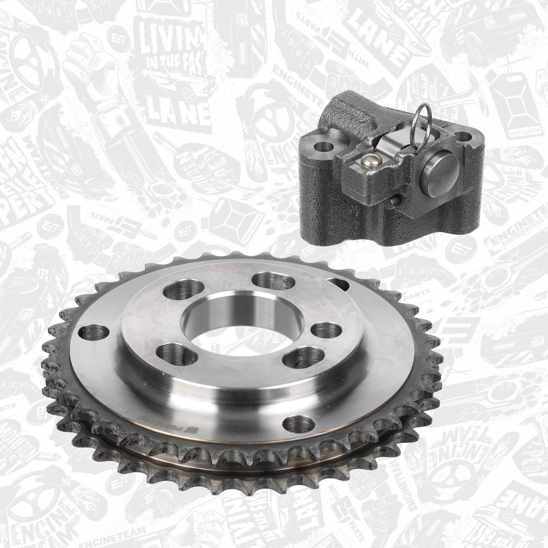 Cadeia do mecanismo de distribuição de gás, kit RS0068 ET Engineteam