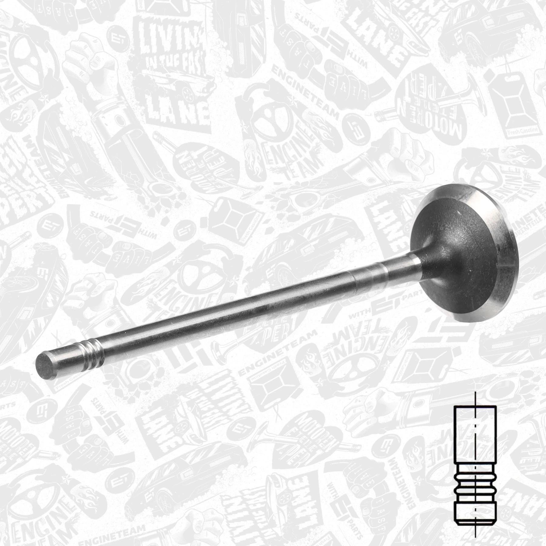 Compre 171114 Kolbenschmidt Válvula de escape