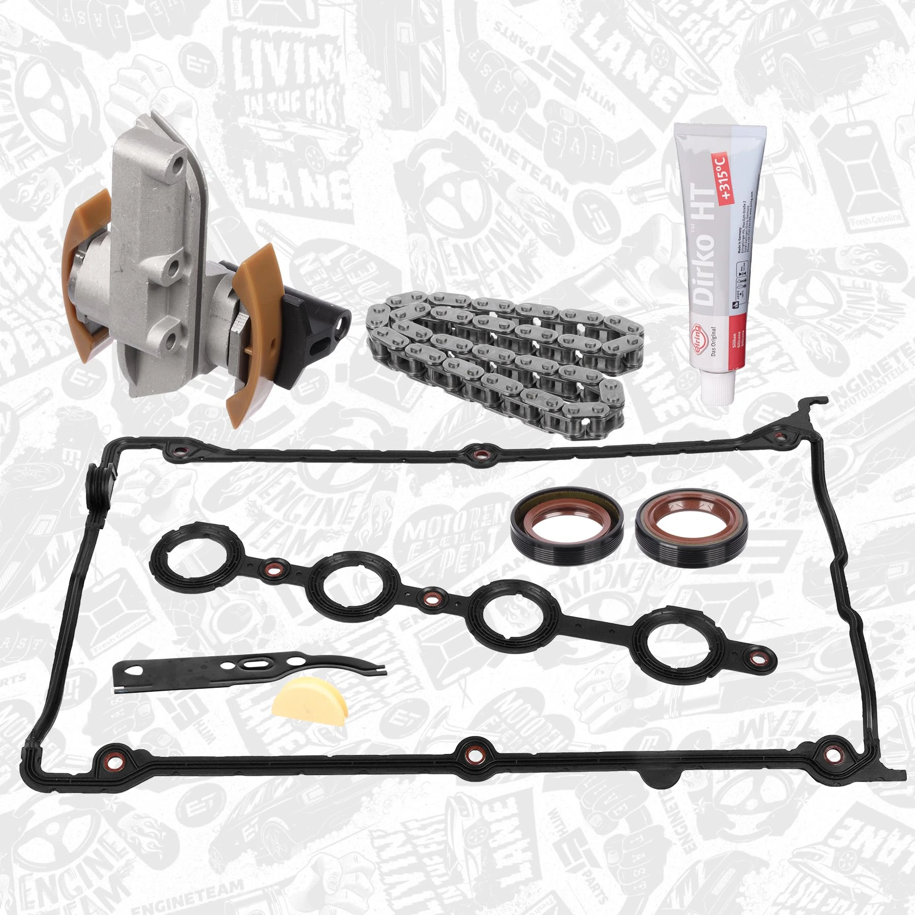 RS0063 ET Engineteam Cadeia do mecanismo de distribuição de gás, kit
