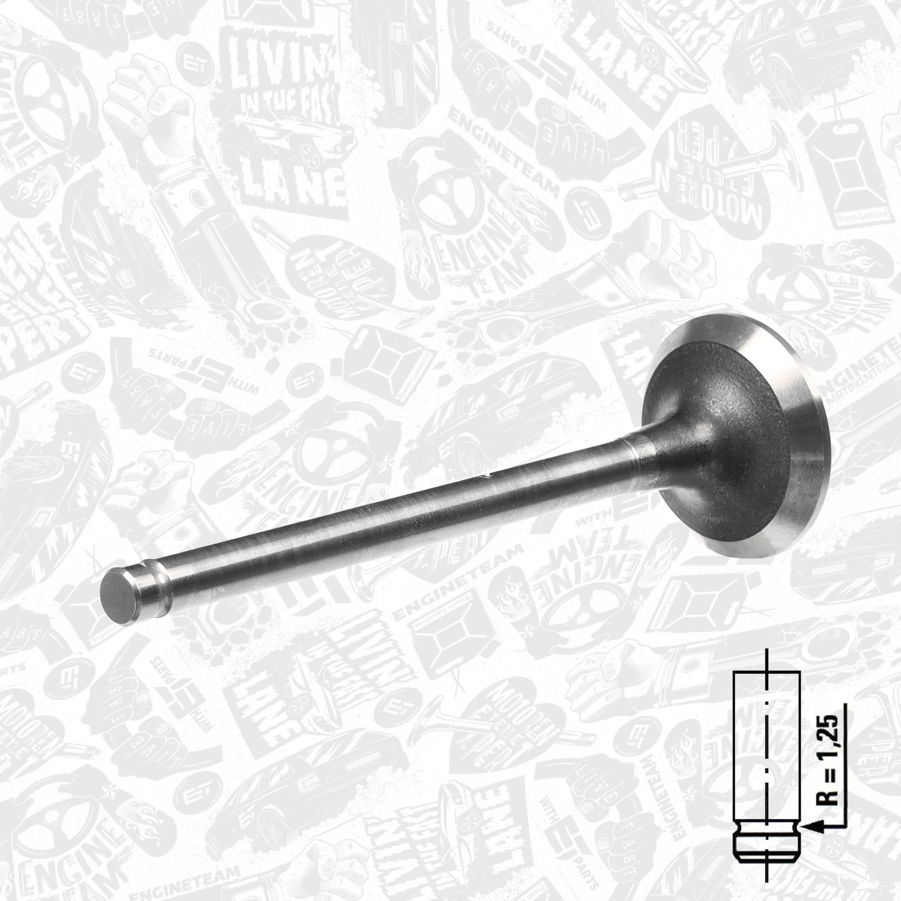 Válvula de escape 6095R Freccia