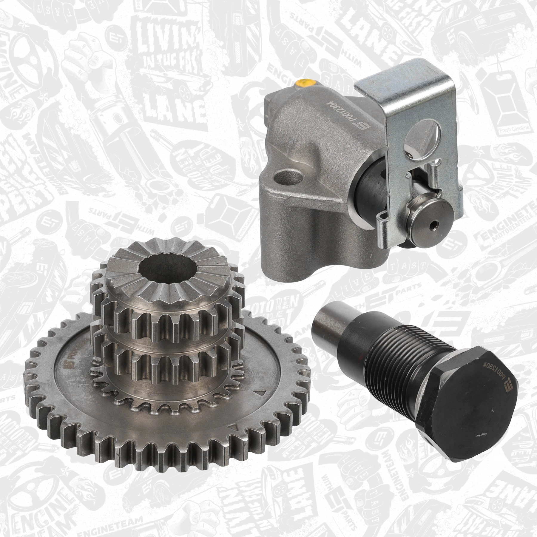 Cadeia do mecanismo de distribuição de gás, kit RS0091 ET Engineteam