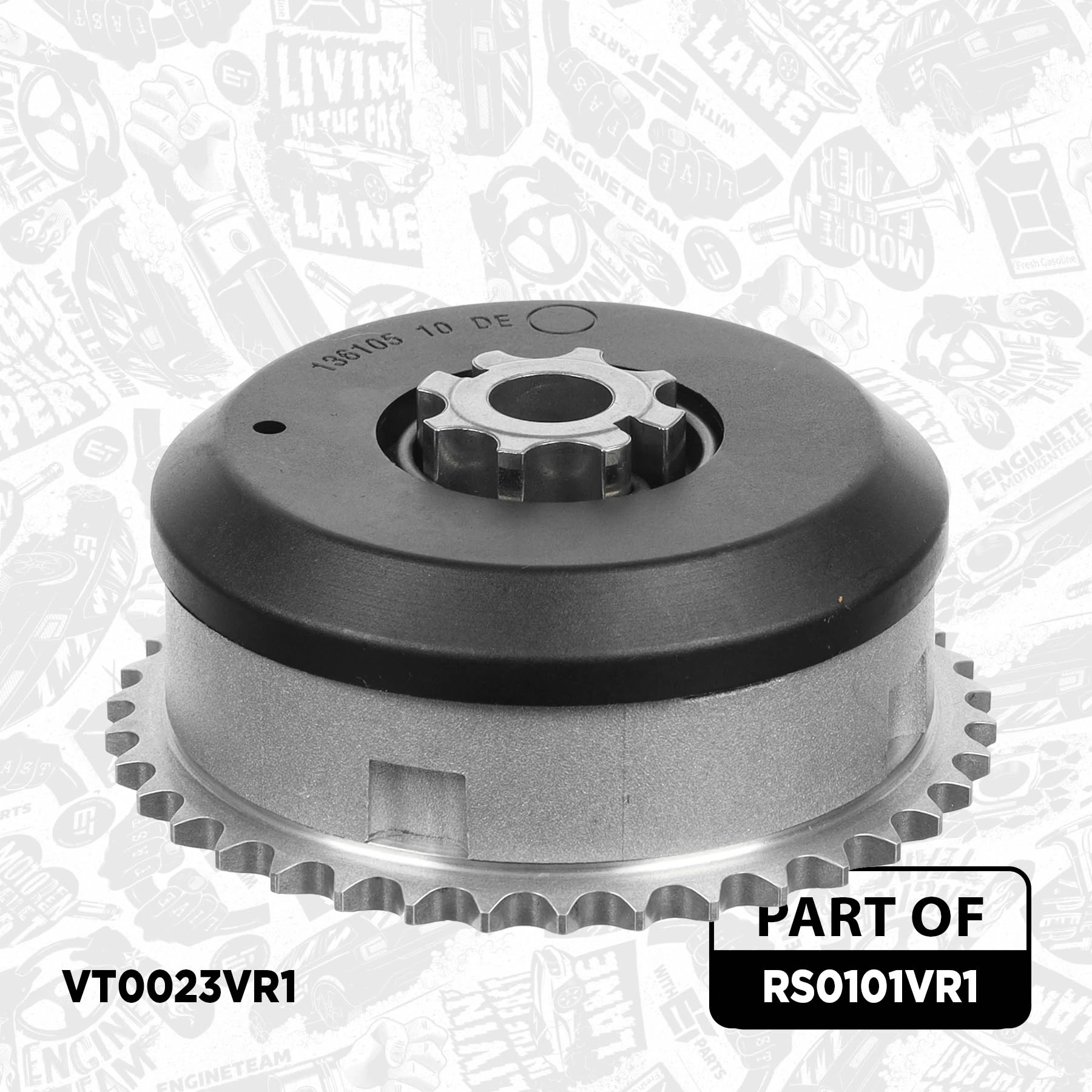 Cadeia do mecanismo de distribuição de gás, kit ET Engineteam RS0101VR1