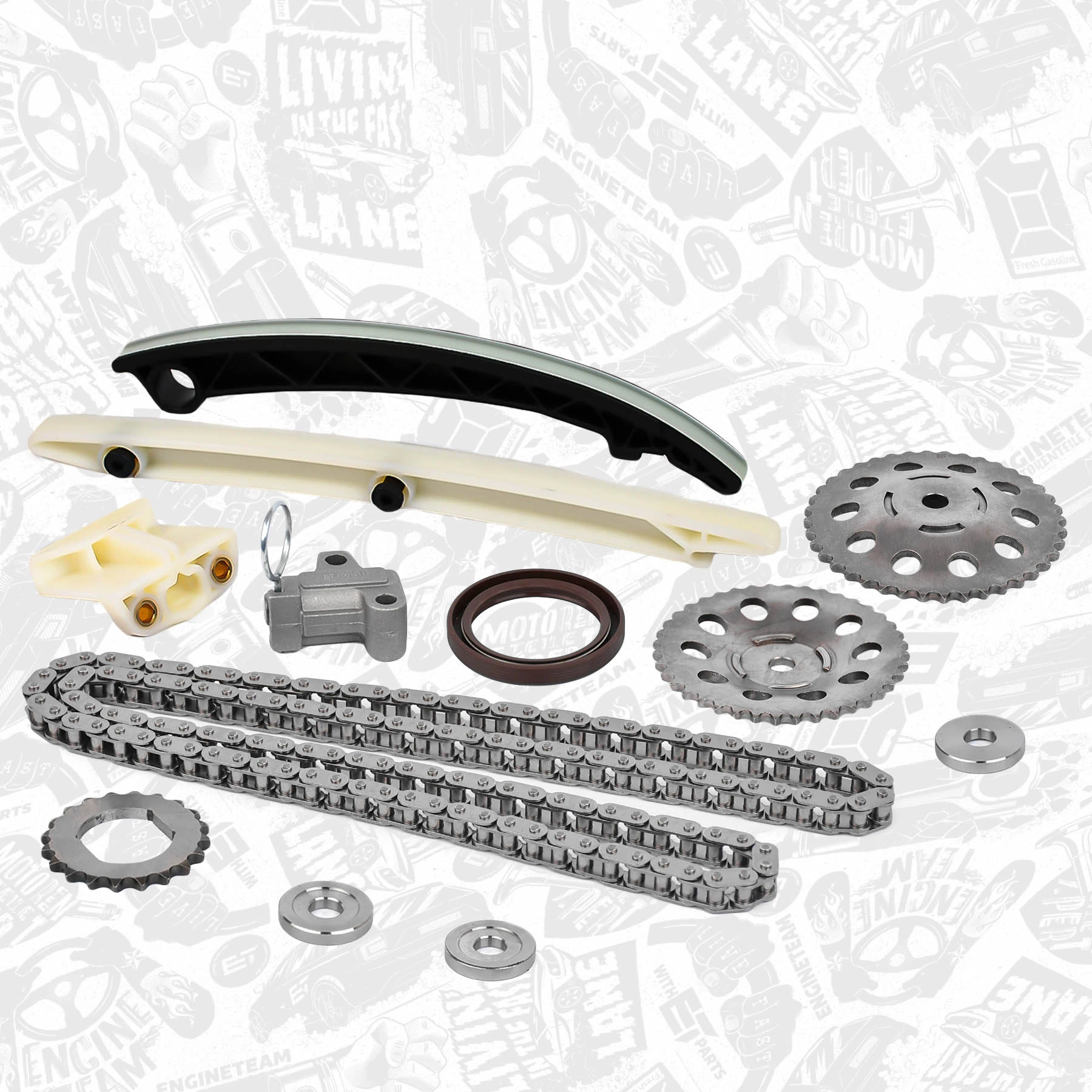 Cadeia do mecanismo de distribuição de gás, kit ET Engineteam RS0008 preço, a partir de 154,70 USD
