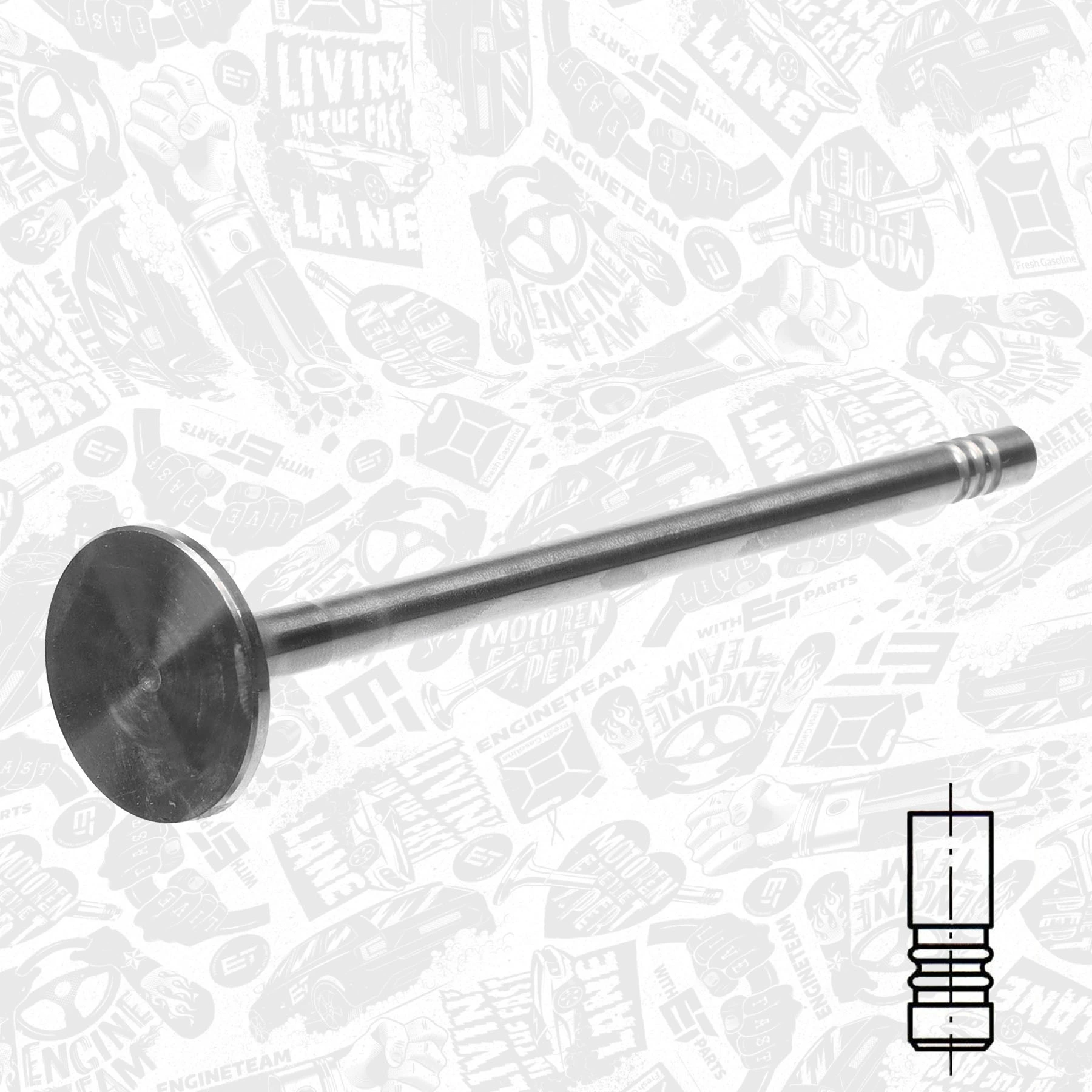 Válvula de escape Mahle Original 021VA32021000