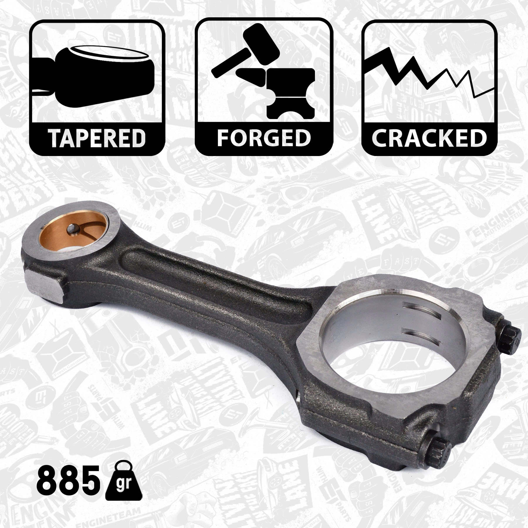 Compre BMY0602 BMY Biela de pistão de motor