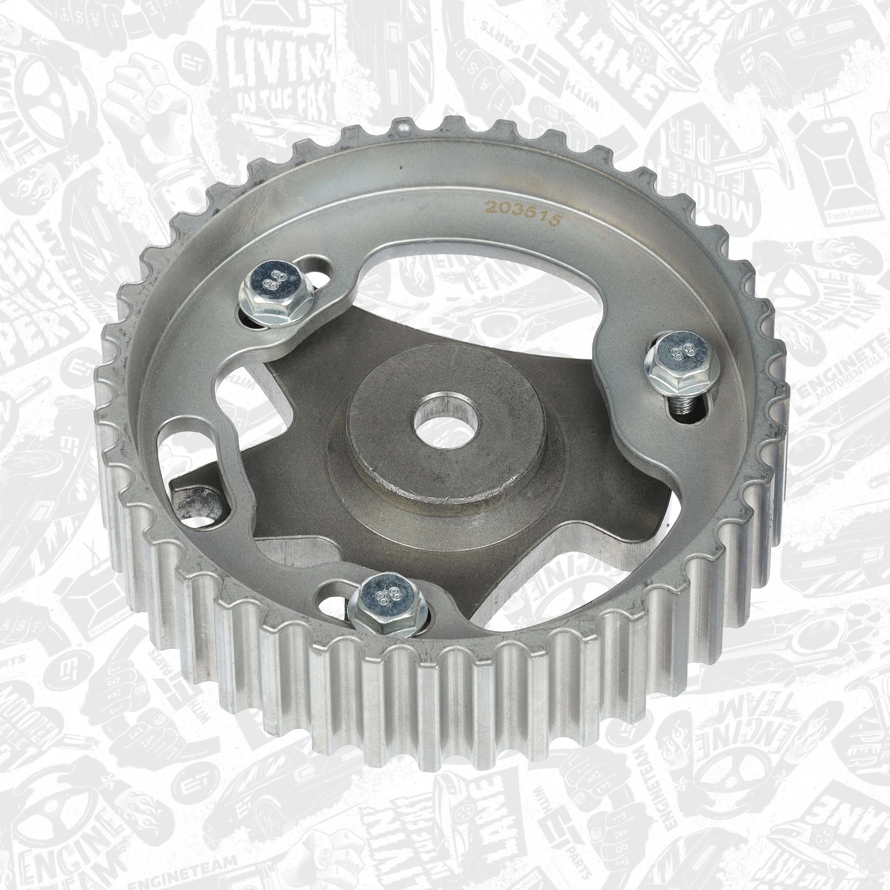 Engrenagem de cadeia da roda dentada da árvore distribuidora de motor Nissan Almera II N16