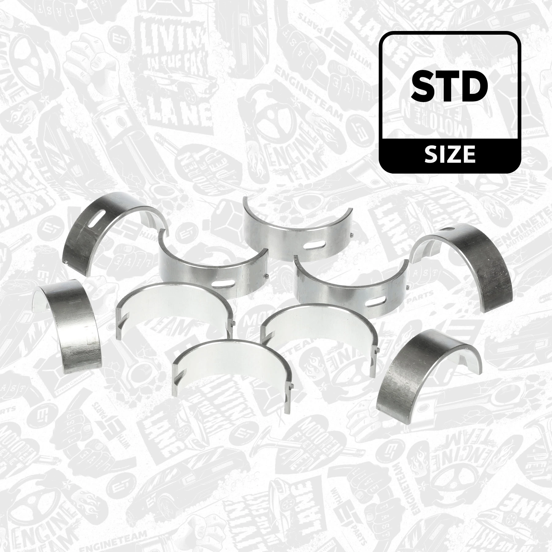 Folhas inseridas principais de cambota, kit, padrão (STD) VAG 03F105561A preço, a partir de 37,72 USD