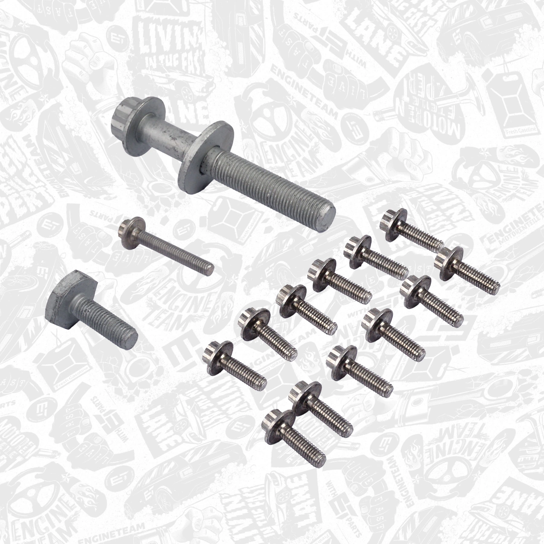 Cadeia do mecanismo de distribuição de gás, kit ET Engineteam RS0089