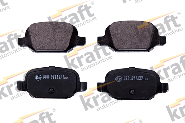 Sapatas do freio traseiras de disco 1618111480 Peugeot/Citroen