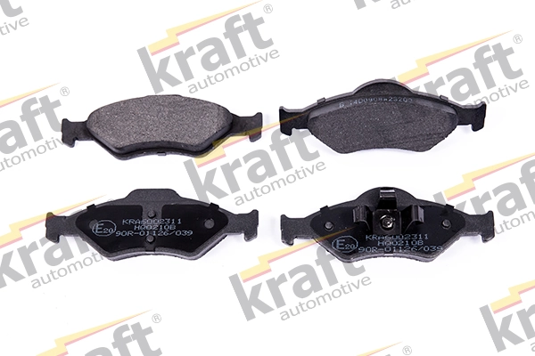  Sapatas do freio dianteiras de disco Ford Fiesta Mk3 hatchback (GFJ) (1989 - 1995) Mk3