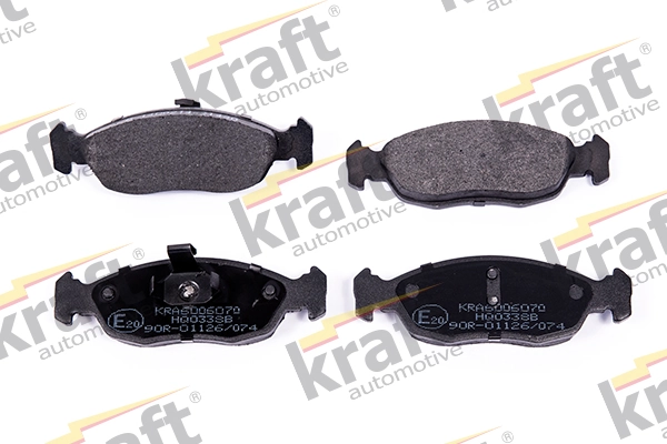 Sapatas do freio dianteiras de disco DP61020 Brembo
