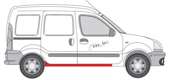 Acesso externo direito Renault Kangoo I KC0, KC1