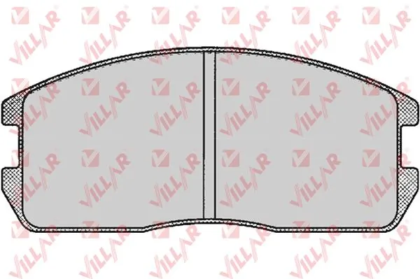 Sapatas do freio dianteiras de disco Mitsubishi Lancer 3 C1A,C6A