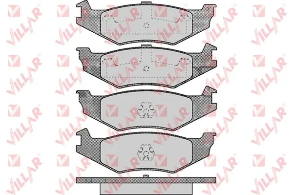 Compre K05080896AB Fiat/Alfa/Lancia Sapatas do freio traseiras de disco