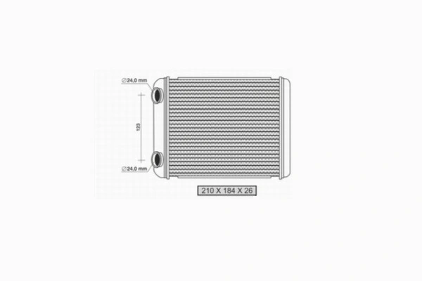 Radiador de forno (de aquecedor) Renault Laguna II KG0, KG1
