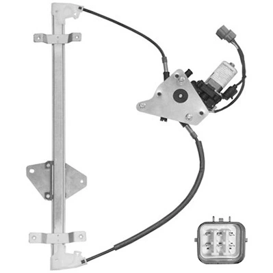 Mecanismo de acionamento de vidro da porta dianteira direita Subaru Outback III B13, BP