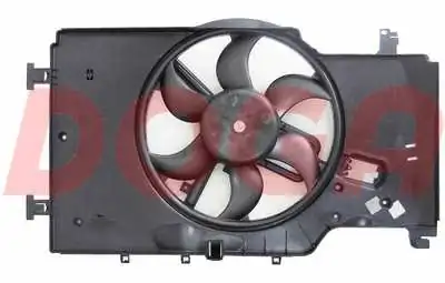  Ventilador elétrico de esfriamento montado (motor + roda de aletas) Opel Meriva B monovolume (2010 - 2017) B