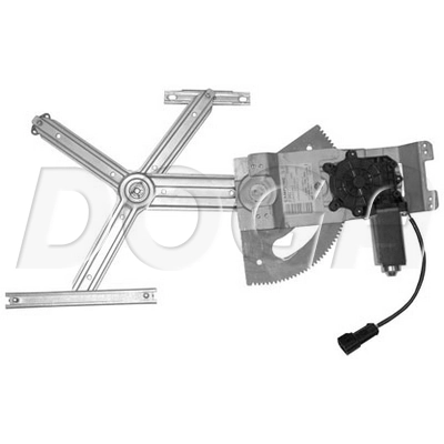 Mecanismo de acionamento de vidro da porta dianteira direita Opel Astra F 53B