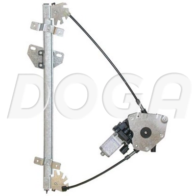 Compre 90186593 Peugeot/Citroen Mecanismo de acionamento de vidro da porta dianteira esquerda