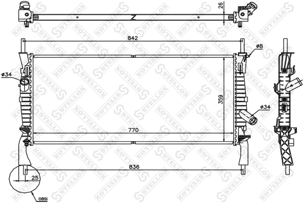 Compre Radiador de esfriamento de motor Ford Transit 6