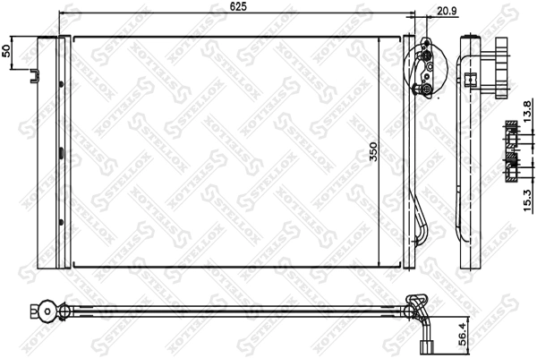 Radiador de aparelho de ar condicionado BMW 3 preço, a partir de 52,12 USD