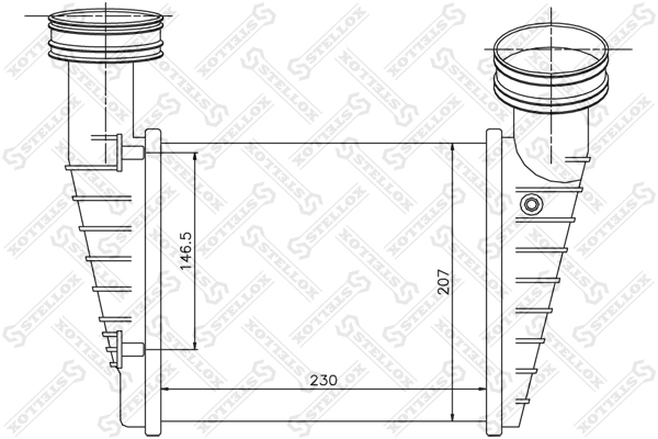 Compre Radiador de intercooler Skoda SuperB 1
