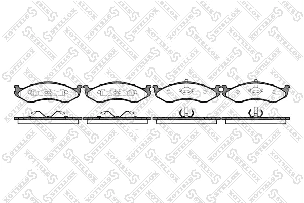 Compre Sapatas do freio dianteiras de disco Jeep Grand Cherokee 1