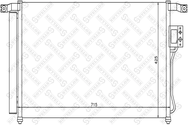 Compre Radiador de aparelho de ar condicionado Hyundai Santa Fe 2
