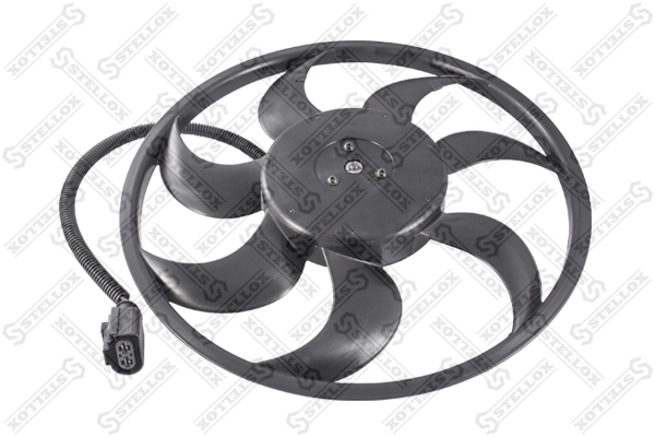 Compre Ventilador elétrico de esfriamento montado (motor + roda de aletas) Volkswagen Multivan 