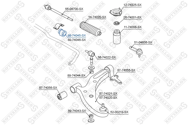 4451331010 Renault (RVI) Bucha de estabilizador dianteiro