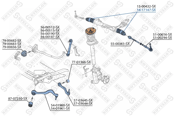 Compre TBR4476 Delphi Bota de proteção do mecanismo de direção (de cremalheira)
