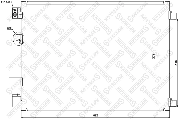 Radiador de aparelho de ar condicionado Nissan Qashqai preço, a partir de 72,80 USD