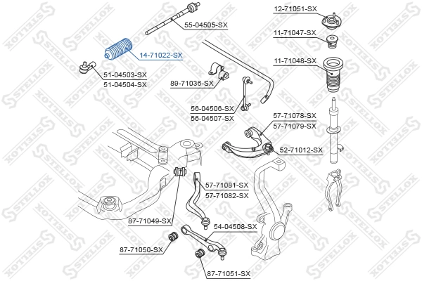 Bota de proteção do mecanismo de direção (de cremalheira) Mazda 6  GH