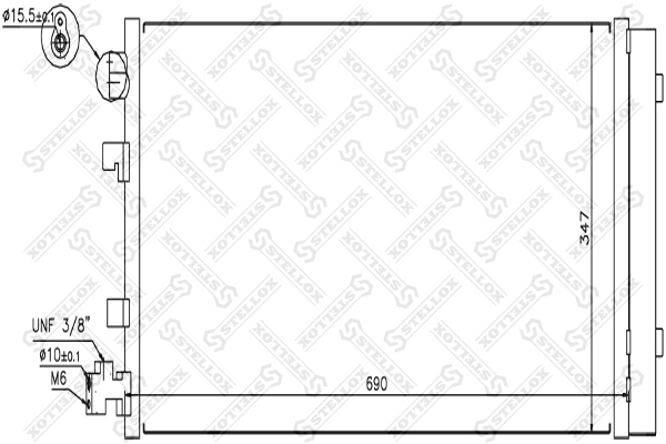 Compre Radiador de aparelho de ar condicionado Renault Fluence 